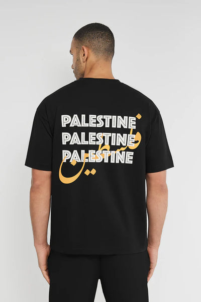 Oversized Palestine Graphic T-Shirt