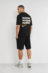 Oversized Palestine Graphic T-Shirt