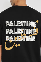 Oversized Palestine Graphic T-Shirt