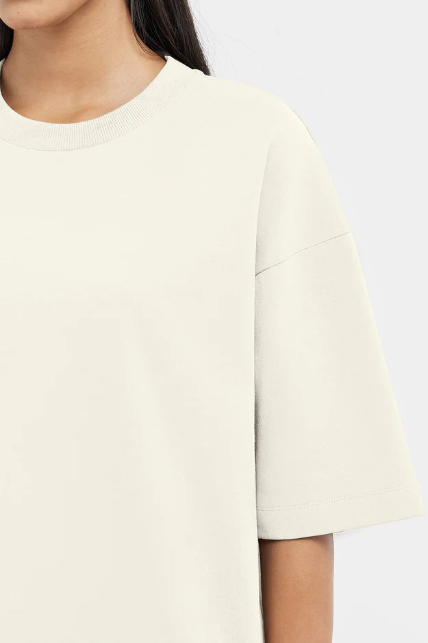 Oversized Sticker Print T-Shirt
