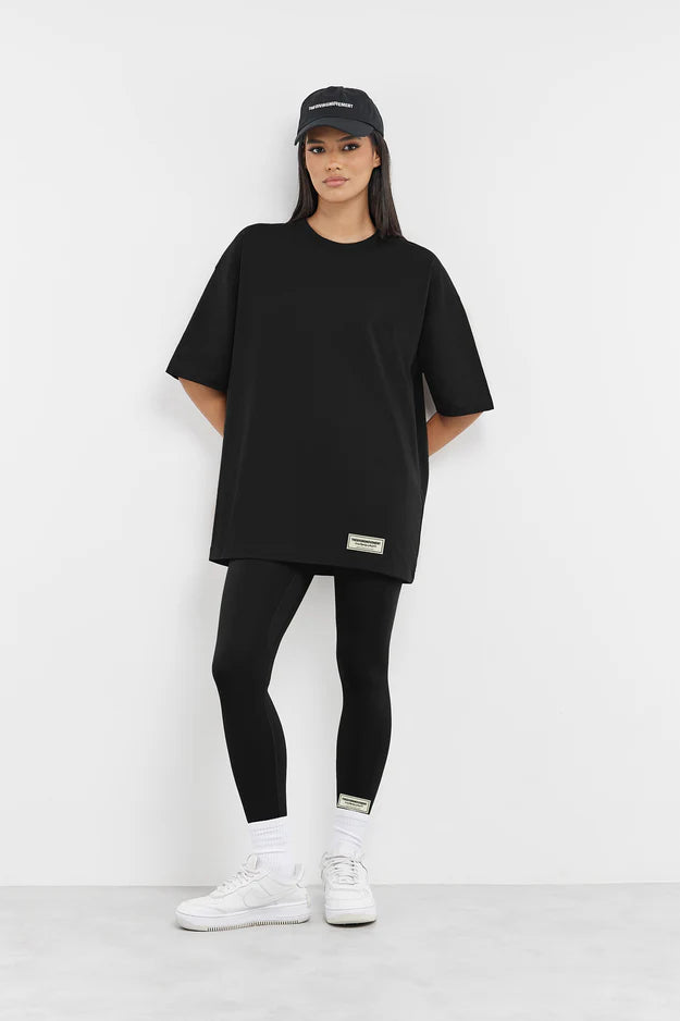 Oversized Sticker Print T-Shirt