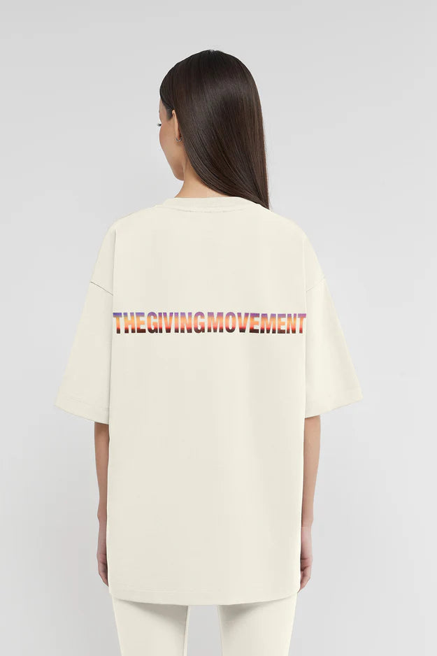 Oversized Sunset Logo T-Shirt