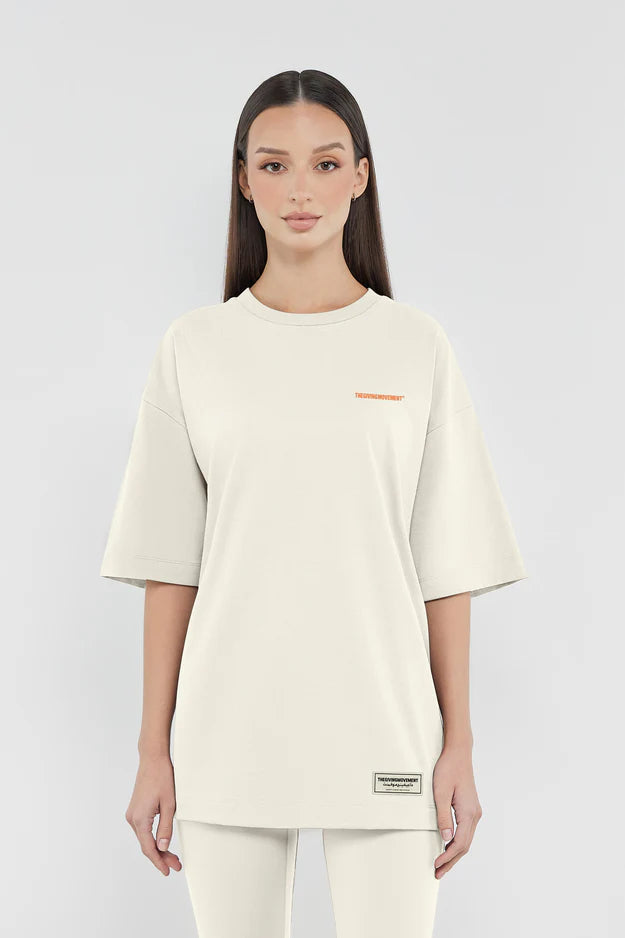 Oversized Sunset Logo T-Shirt