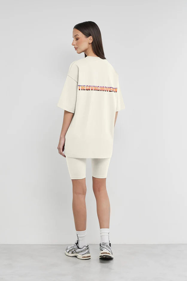 Oversized Sunset Logo T-Shirt