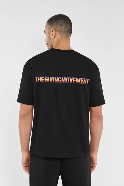 Oversized Sunset Logo T-Shirt