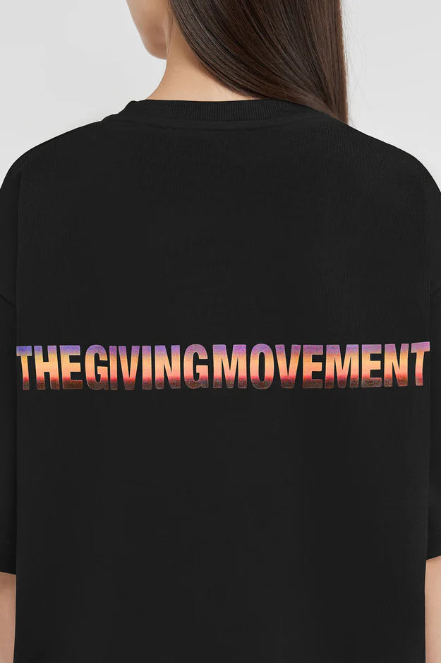 Oversized Sunset Logo T-Shirt