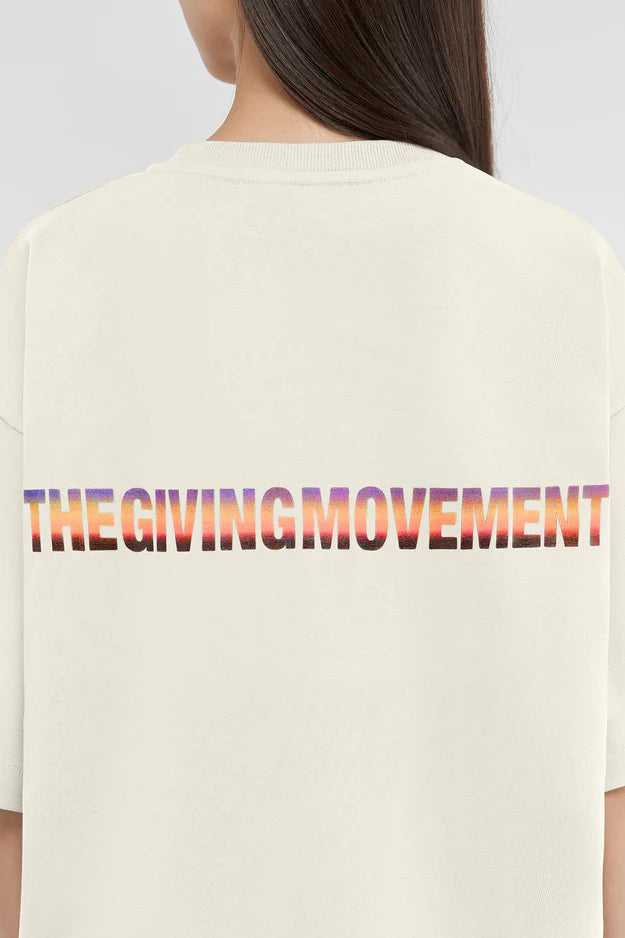 Oversized Sunset Logo T-Shirt