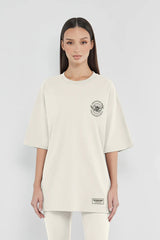 Unisex - Oversized Wings Motif T-Shirt