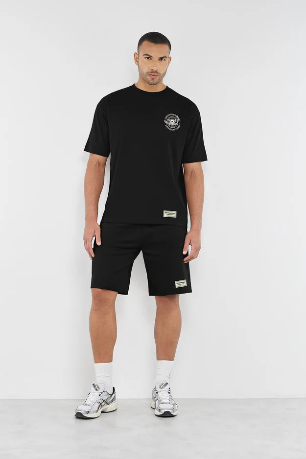 Oversized Wings Motif T-Shirt