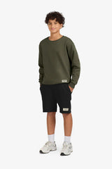 Teens Oversized Sweatshirt - Unisex/ Olive