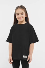 Kids Oversized T-Shirt - Girls/Black