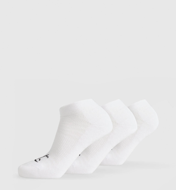 Gym Chark Trainer Socks \ white