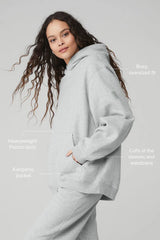 Renown Heavy Weight Hoodie - Women/Athletic Heather Grey