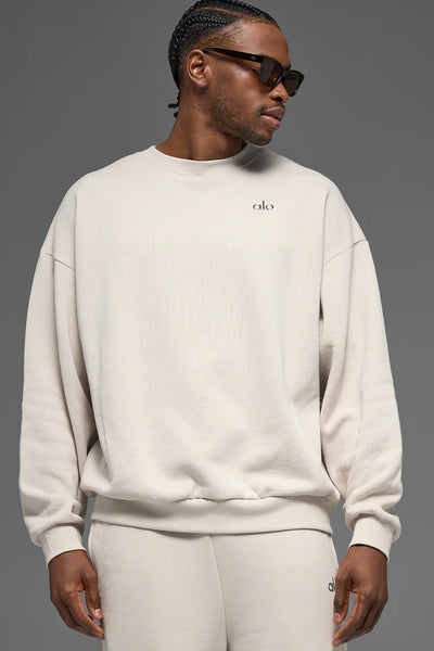 Accolade Crew Neck Pullover - Men/ Bone