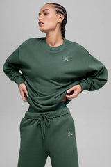 Accolade Crew Neck Pullover - Women/ Clover Green