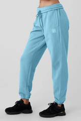 Cuffed Renown Heavy Weight Sweatpant - Baby Blue