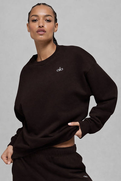 Accolade Crew Neck Pullover - Femen/ Espresso Noir