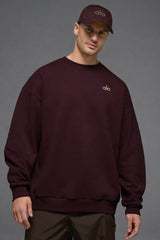 Accolade Crew Neck Pullover - Men/ Deep Fig