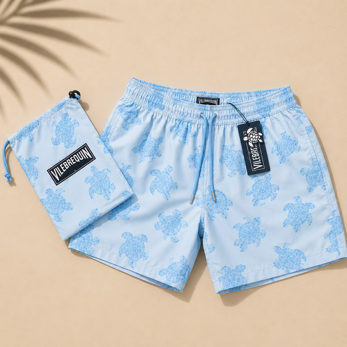 Vilebrequin Powder Blue Swim Shorts M-6XL