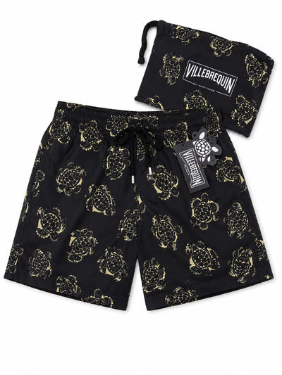 Vilebrequin Cobalt Turtle Swim Shorts - Black