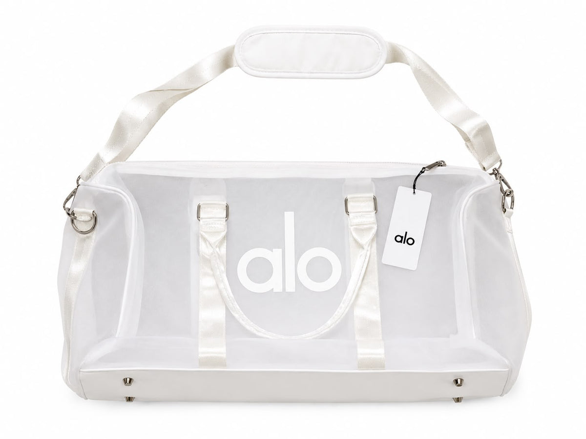 Sheer Duffle Zipper Bag