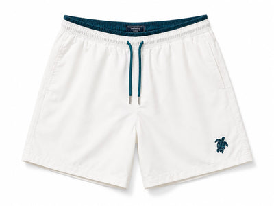 Bicolor Men Swim Water Reactive - White