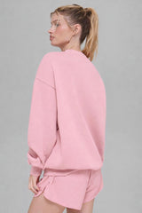 Accolade Crew Neck Pullover - Women/ Warm Rose