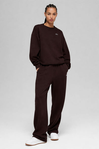 Accolade Crew Neck Pullover - Men/ Espresso Noir