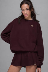 Accolade Crew Neck Pullover - Femen/ Deep Fig