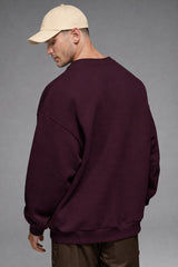 Accolade Crew Neck Pullover - Men/ Deep Fig