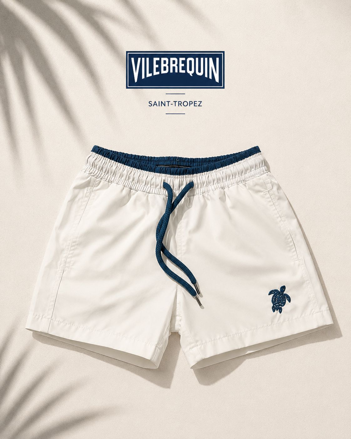 Bicolor Men Swim Water Reactive - White