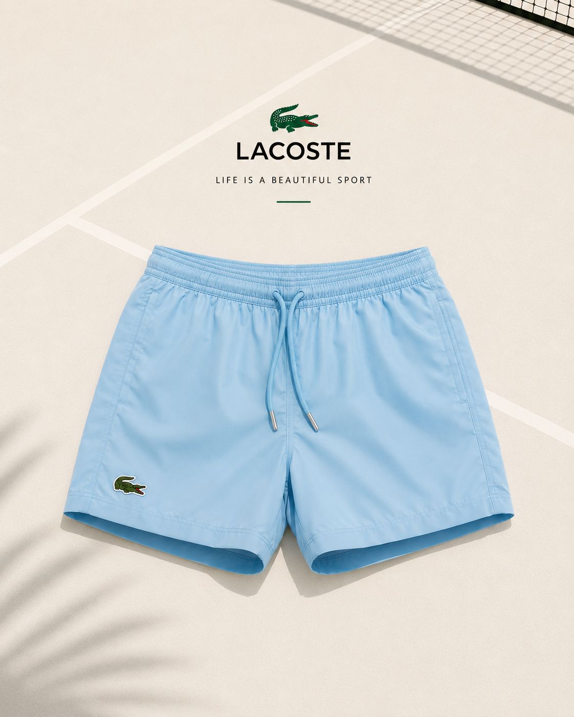 Lacoste Swim Shorts - Powder Blue