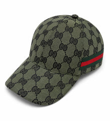Gucci Monogram Web Stripe cap - 1