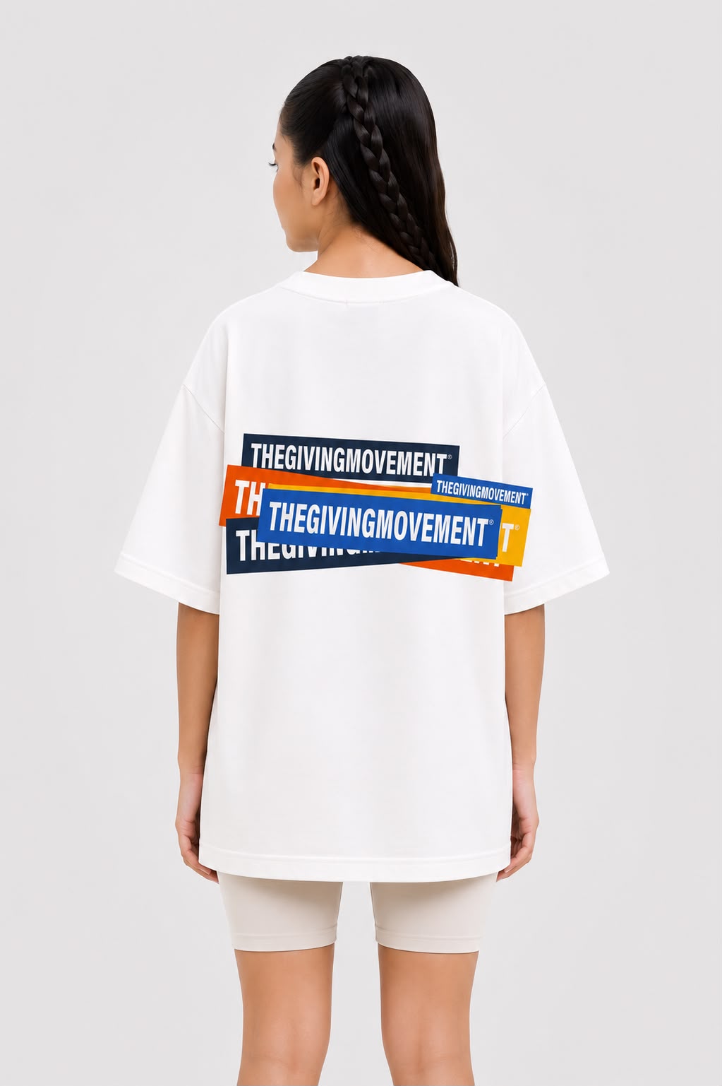 Unisex - Kids Oversized STICKER Print T-Shirt - B Grade