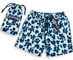 Vilebrequin Blue Leopard Swim Shorts t2