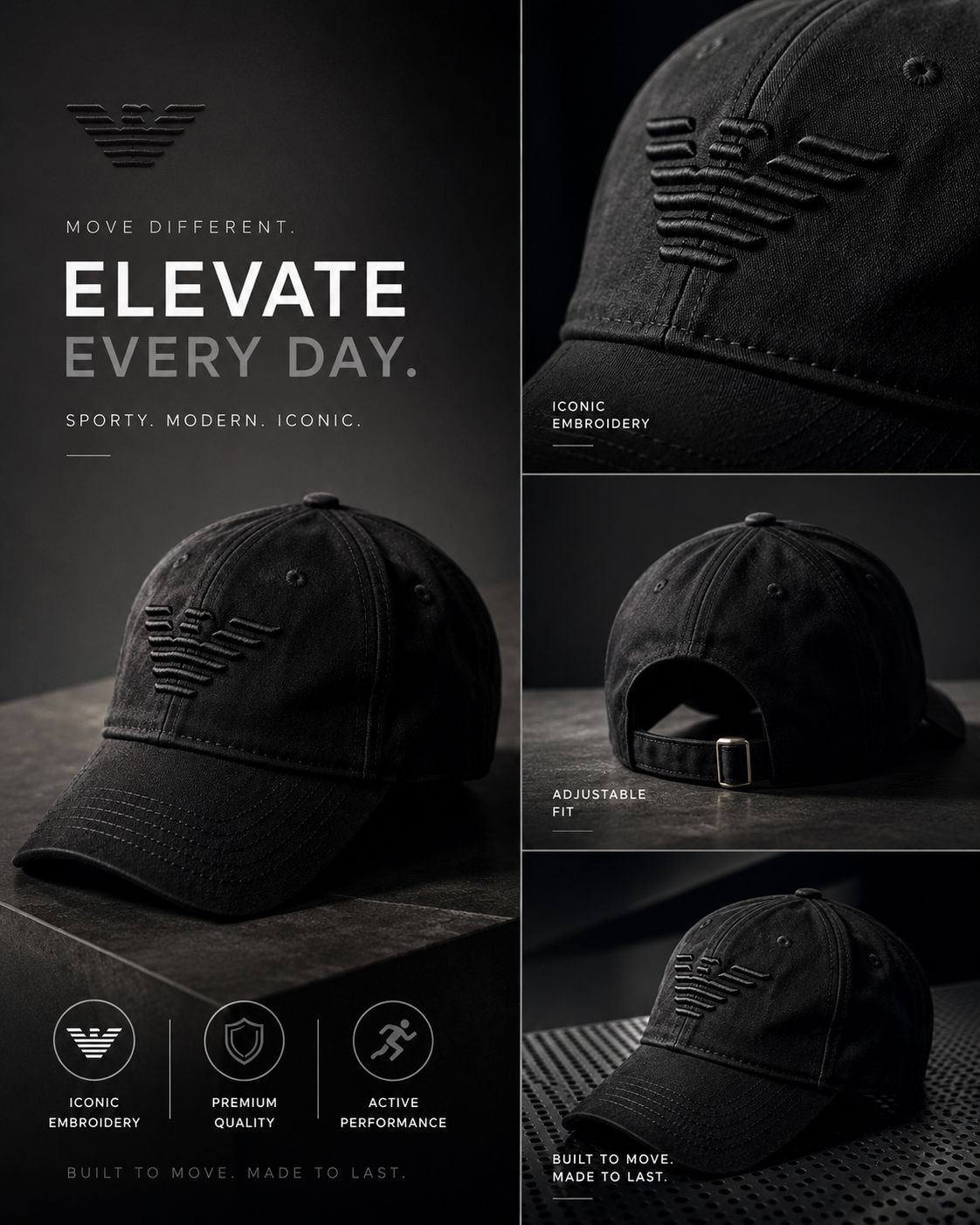 Emporio Armani Eagle Logo Cap