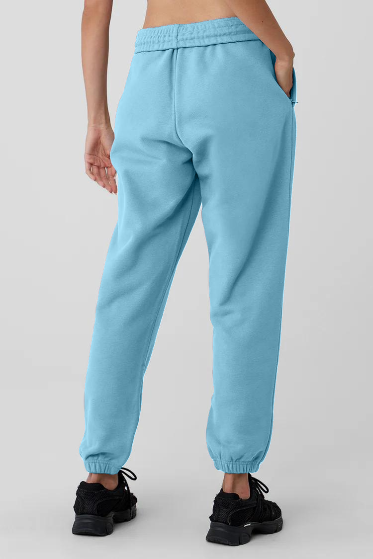 Cuffed Renown Heavy Weight Sweatpant - Baby Blue