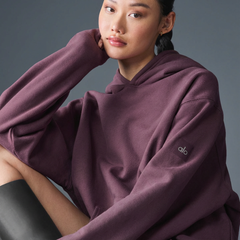 Renown Heavy Weight Hoodie - Women/ Burgundy Truffle
