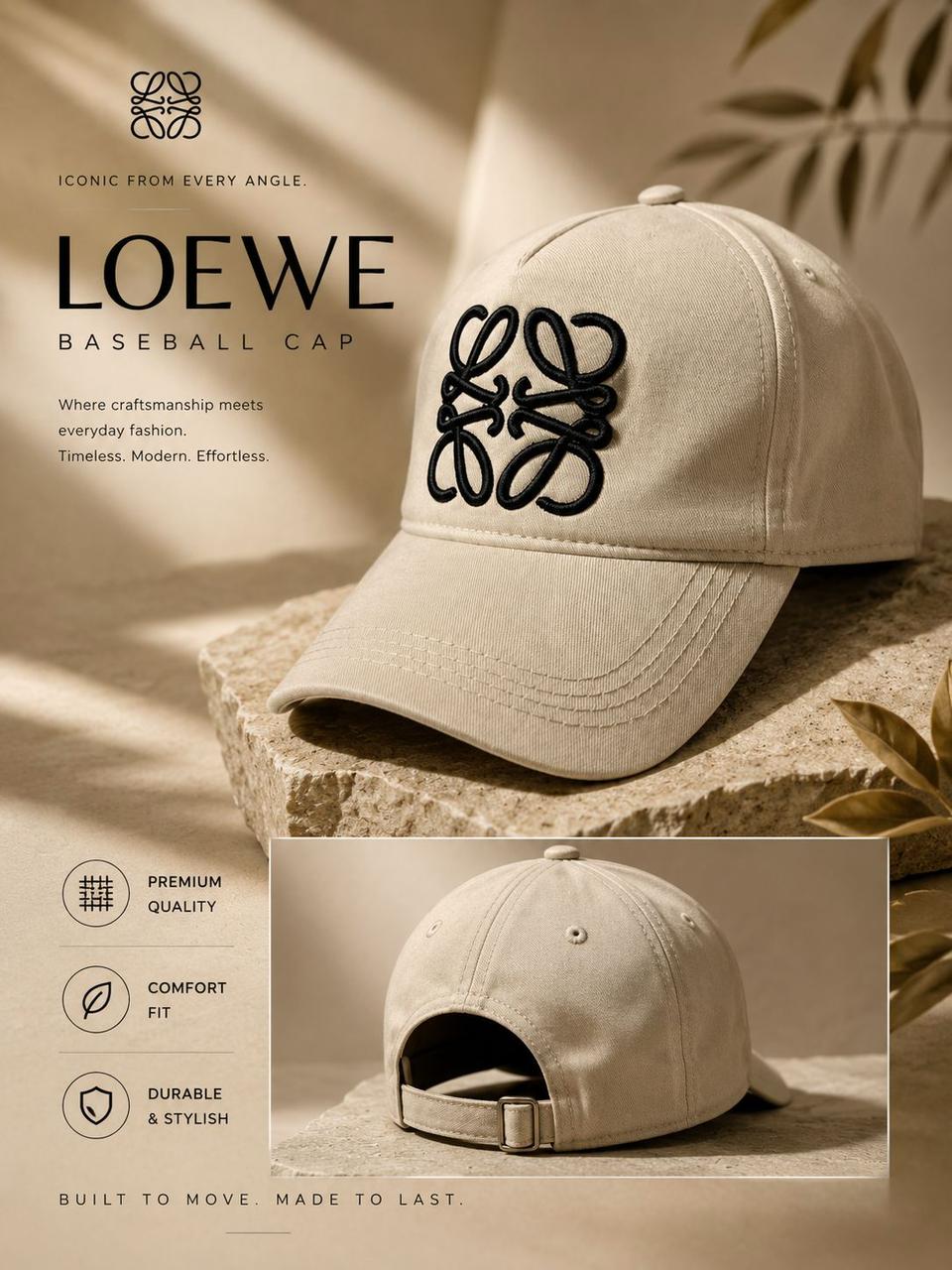 Loewe Anagram Baseball Cap